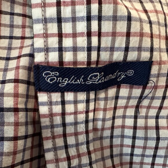 ENGLISH LAUNDRY Dress Shirt with Contrasting Cuffs - XL - Picture 8 of 9
